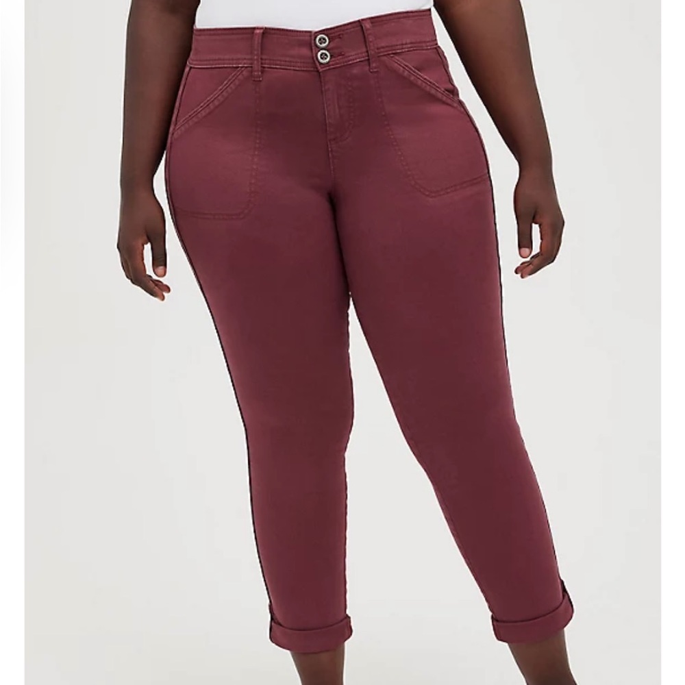 Torrid Aviator Mid Rise Stretch Pants